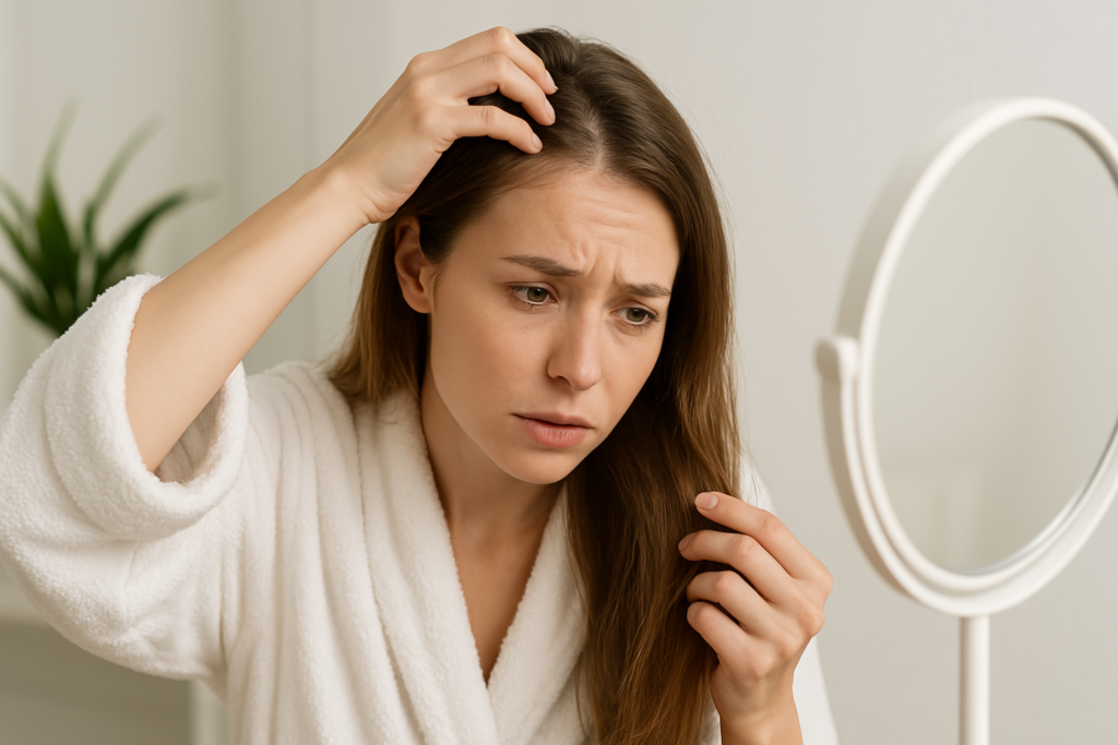 Hair loss care for women