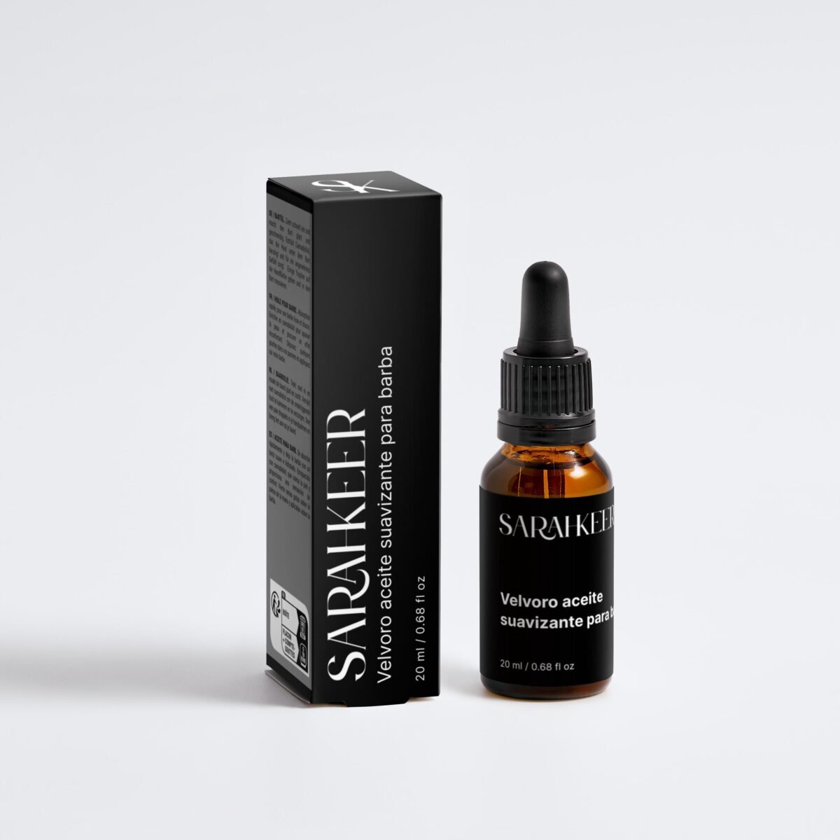 Aceite suavizante para barba