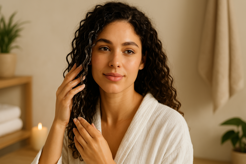 masques capillaires pour cheveux bouclés