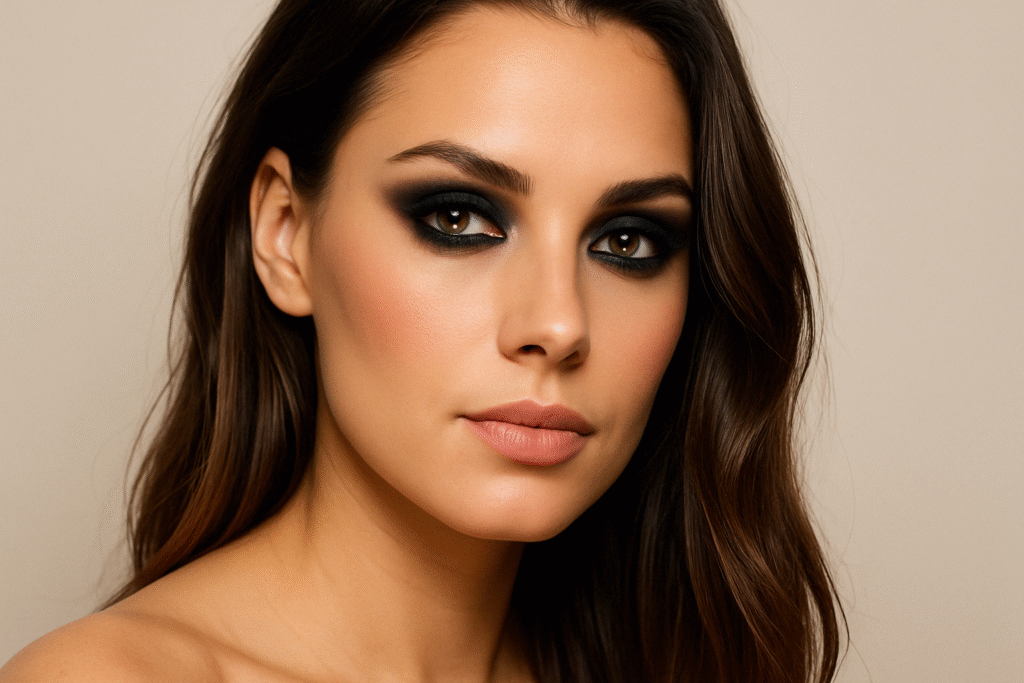 ojos ahumados para un look impactante