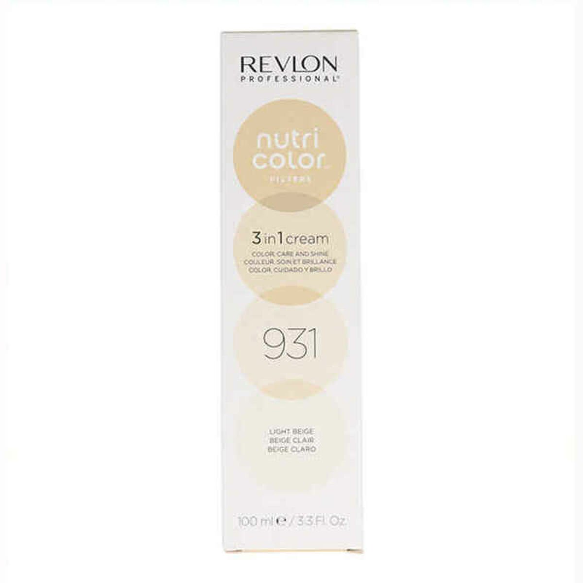 Revlon Nutri Color 3 in 1 Permanente Creme-Haarfarbe 931 - Hellbeige (100 ml) 1 S0593892_0