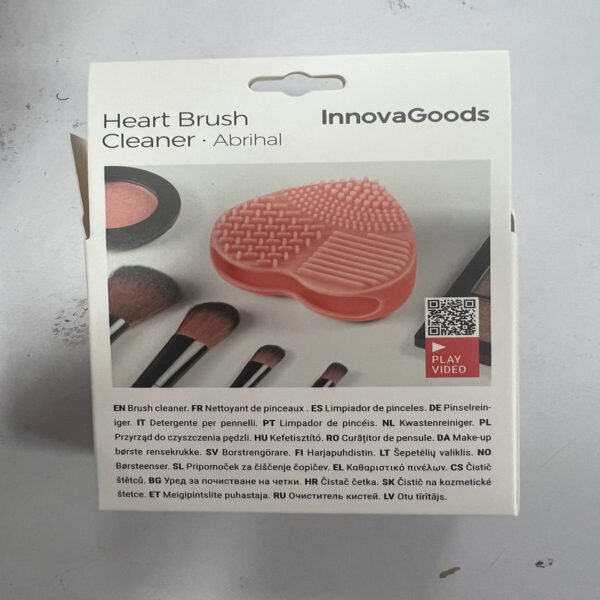 Limpiador de Brochas de Maquillaje Heart InnovaGoods - Imagen 8