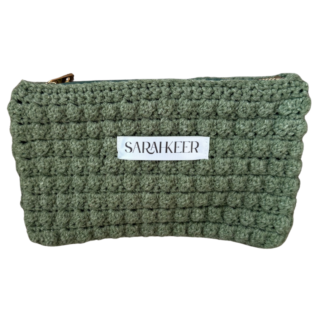 Neceser Bubble bag dark green By Sarahkeer