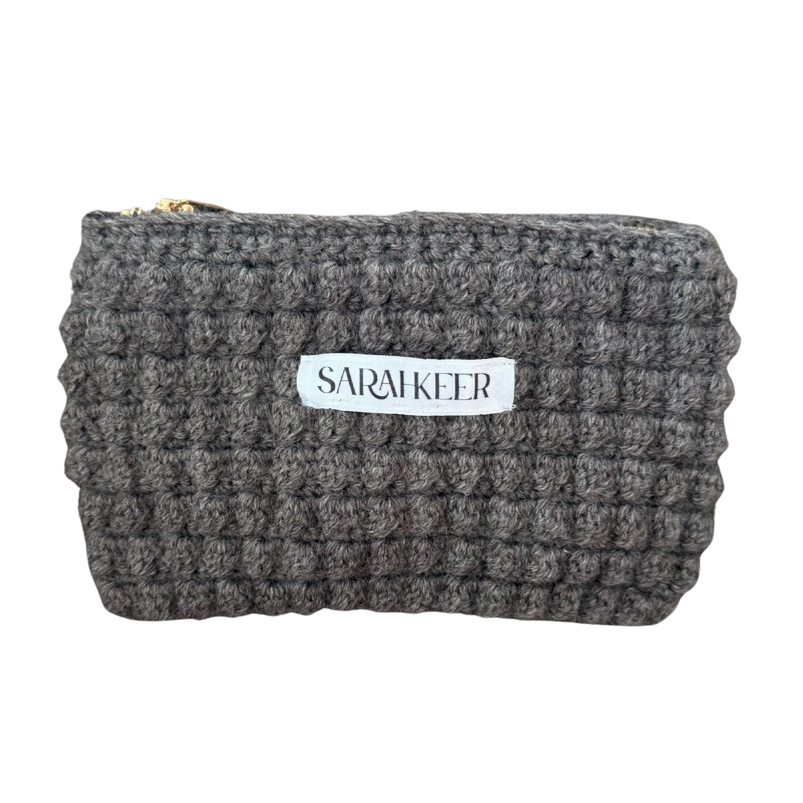 Trousse de toilette à bulles gris foncé par Sarahkeer 1 Trousse de toilette à bulles gris foncé par Sarahkeer