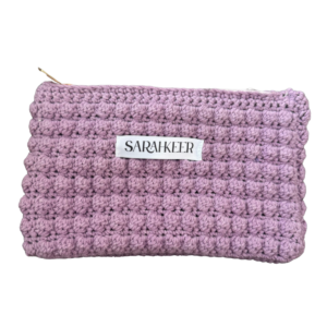 Kulturbeutel, Bubble Bag, dunkelviolett, von Sarahkeer