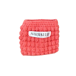 Kosmetiktasche Bubble Mini Bag Rose von Sarahkeer