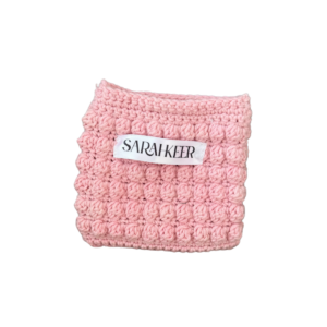 Kosmetiktasche Bubble Mini Bag in Rosa-Hell von Sarahkeer