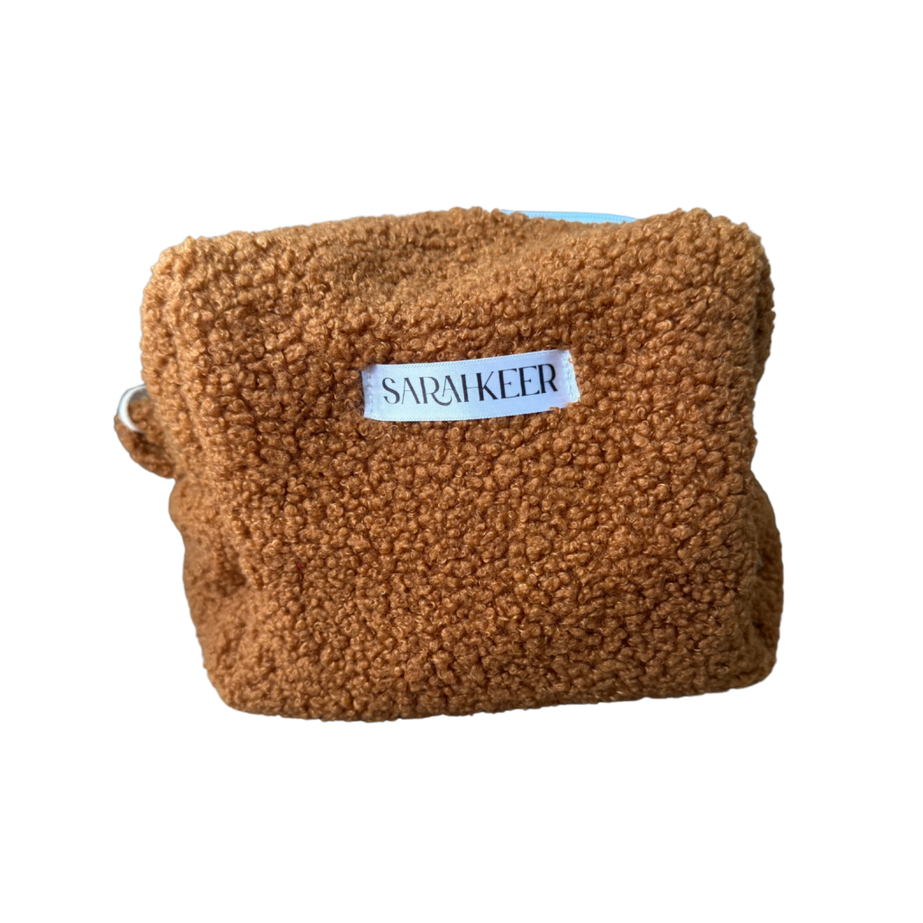 Trousse de toilette Teddy Bag faite main Sarahkeer