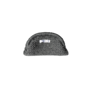 Pochette Sarahkeer en laine mérinos gris foncé