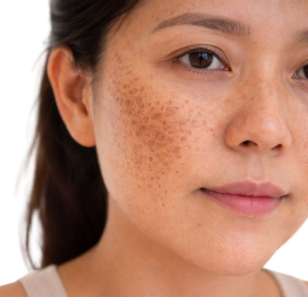 Manchas en la cara