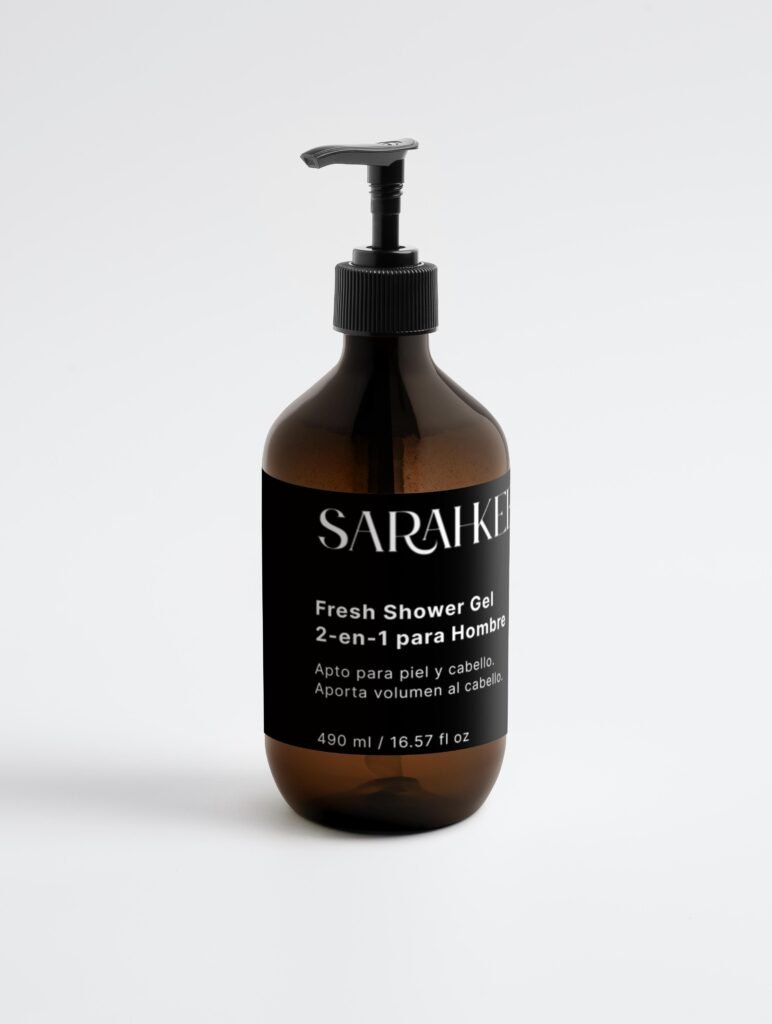 Gel de ba&ntilde;o 2 en 1 para cabello y cuerpo para hombres