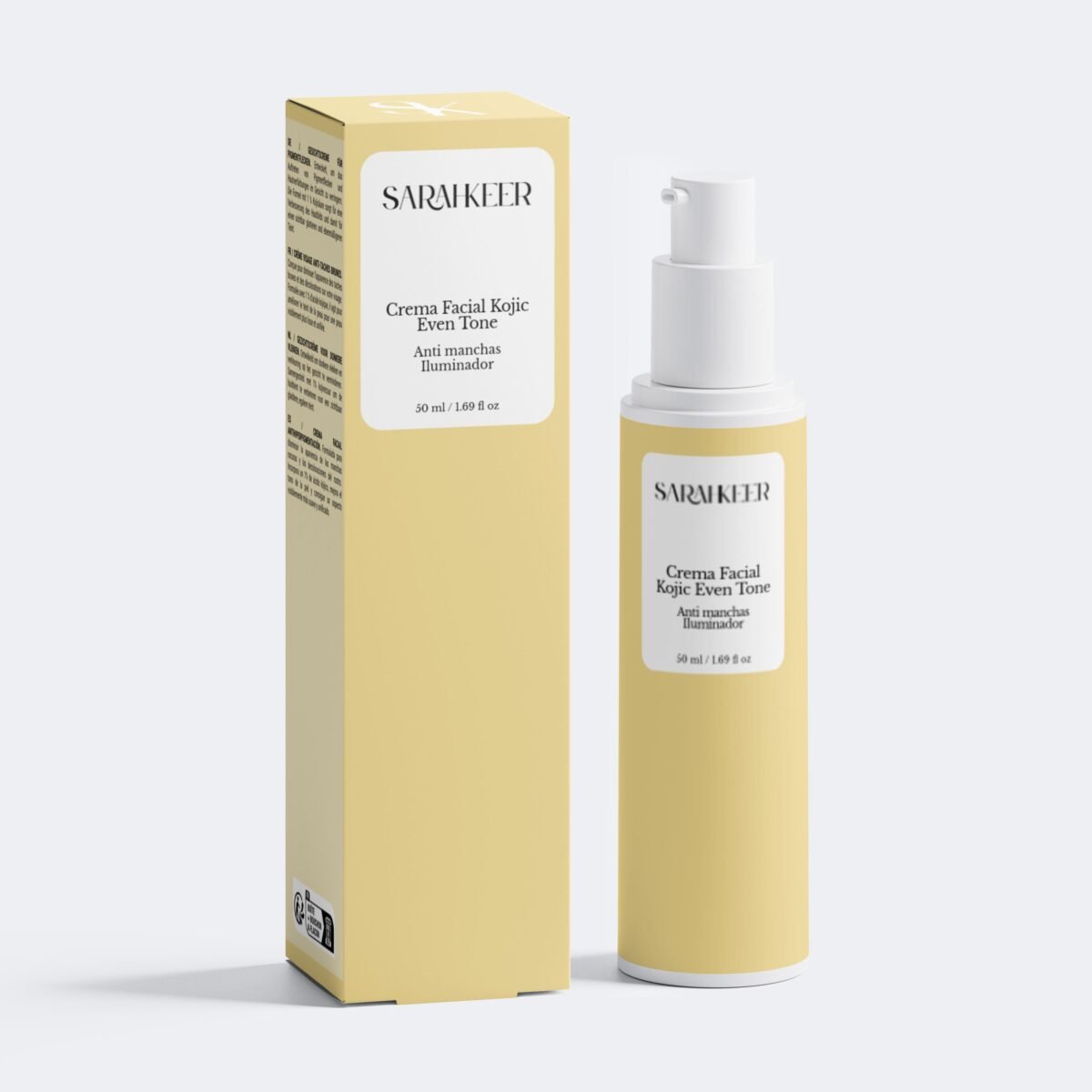 Crema facial antimanchas con ácido kójico 50 ml