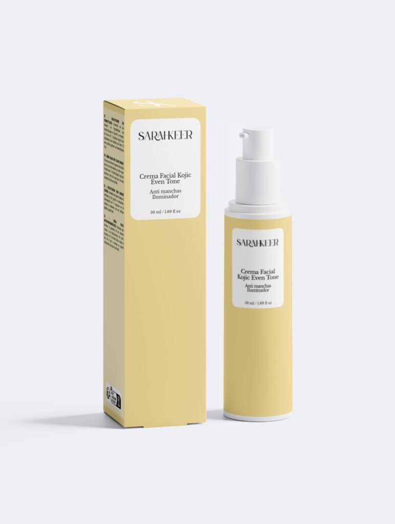 Crema facial antimanchas con ácido kójico 50 ml