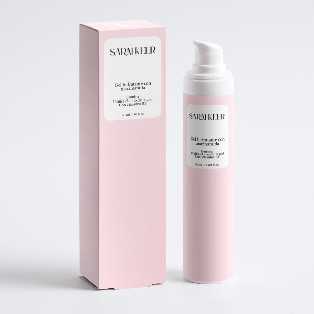 Gel hidratante con niacinamida 5% de Sarahkeer