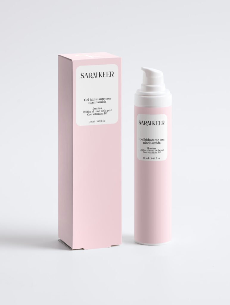 Gel hidratante con niacinamida 5% de Sarahkeer